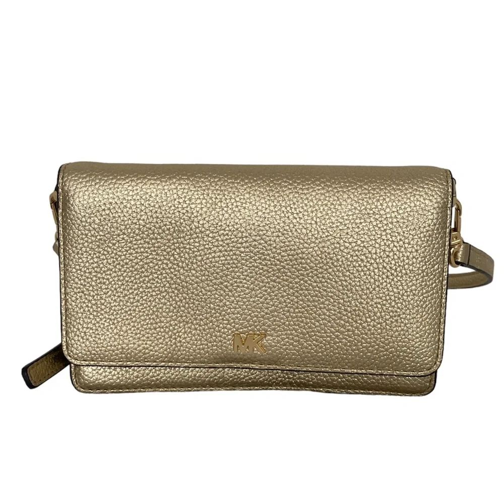 Michael Kors Jet Set Metallic Crossbody - Picture 12 of 14